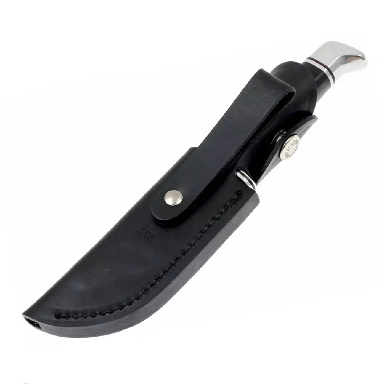 Coltello a lama fissa Buck 103 Skinner da 4" con manico in fenolo nero 0103BKS