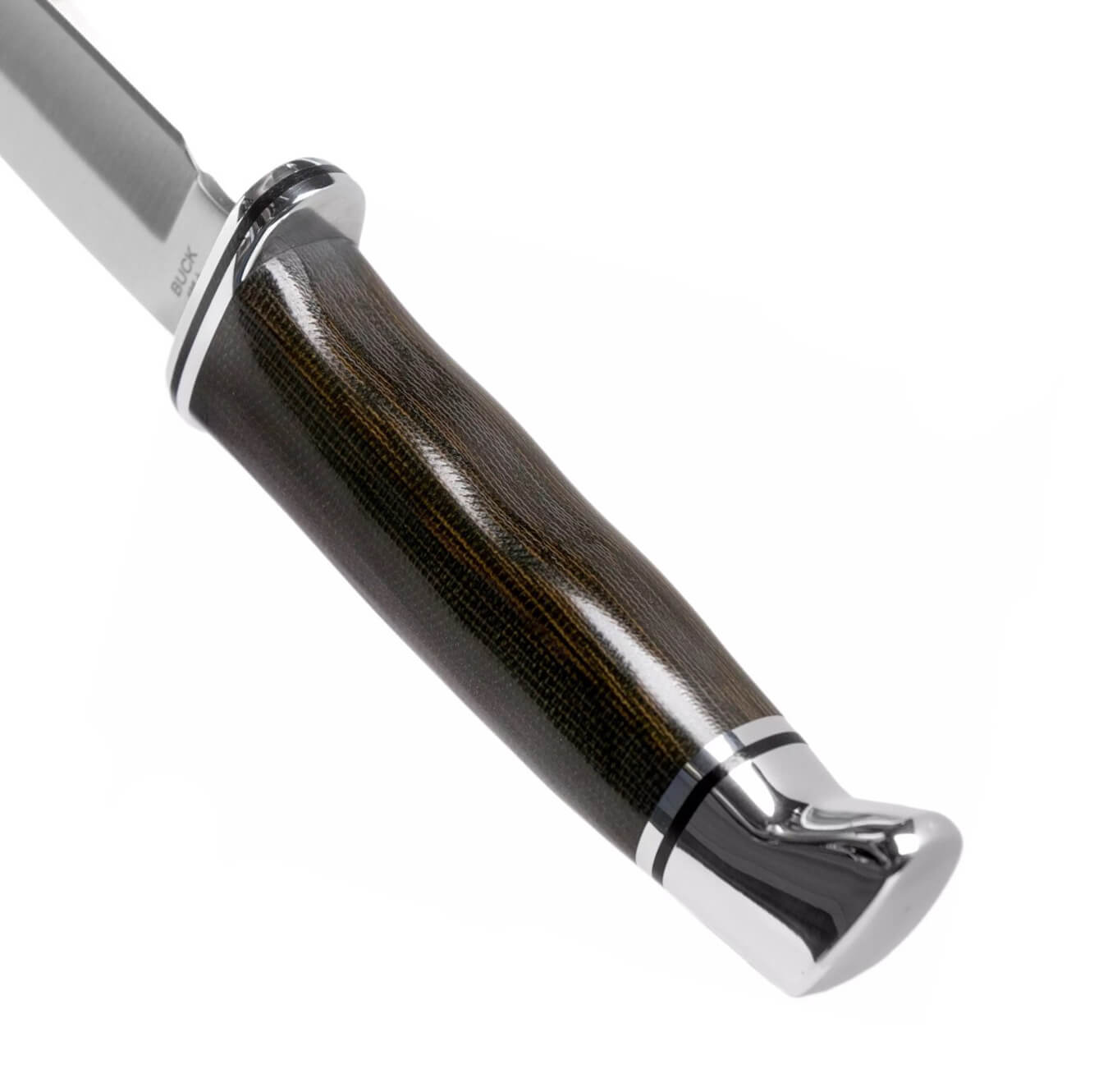 Faca de caça de lâmina fixa Buck 105 Pathfinder pro de 5" com cabo Micarta 0105GRS1