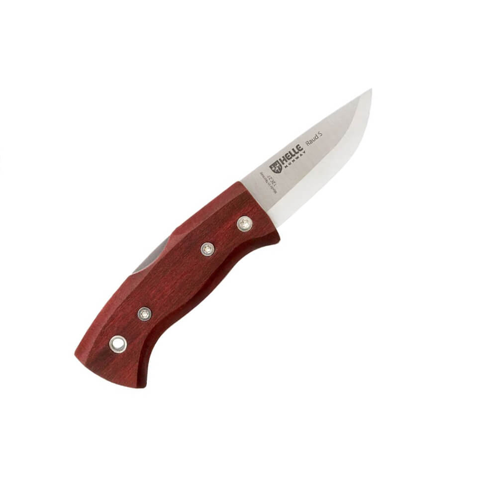 Helle Raud S Taschenmesser mit Griff aus roter Birke und 5,5 cm K...