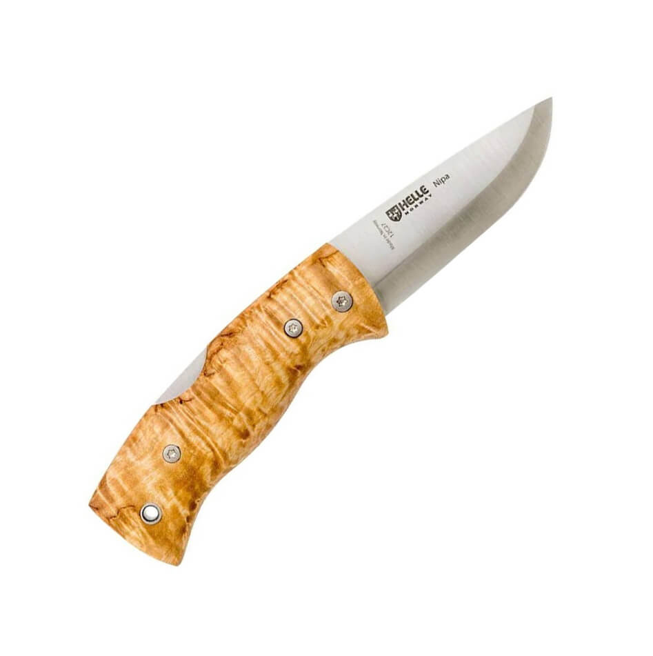 Helle Nipa 657 Taschenmesser mit Birkengriff und 6,9 cm Klinge