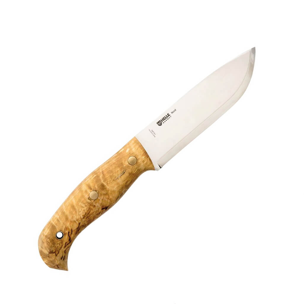 Helle NORD 670 Bushcraftmesser mit Birkengriff und 14,7 cm Klinge