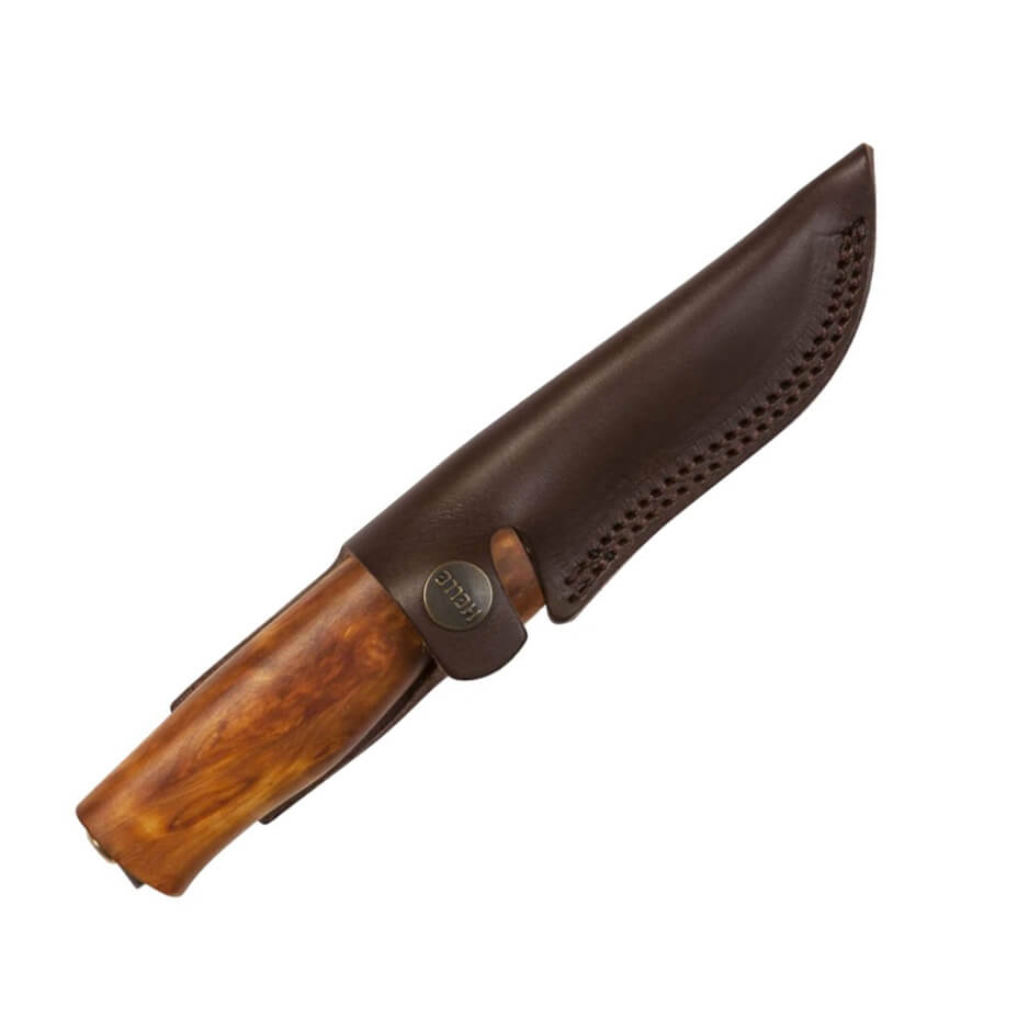 Nordic Helle Fossekallen 1049 Messer mit Birkengriff und 9 cm Klinge aus 12C27-Stahl