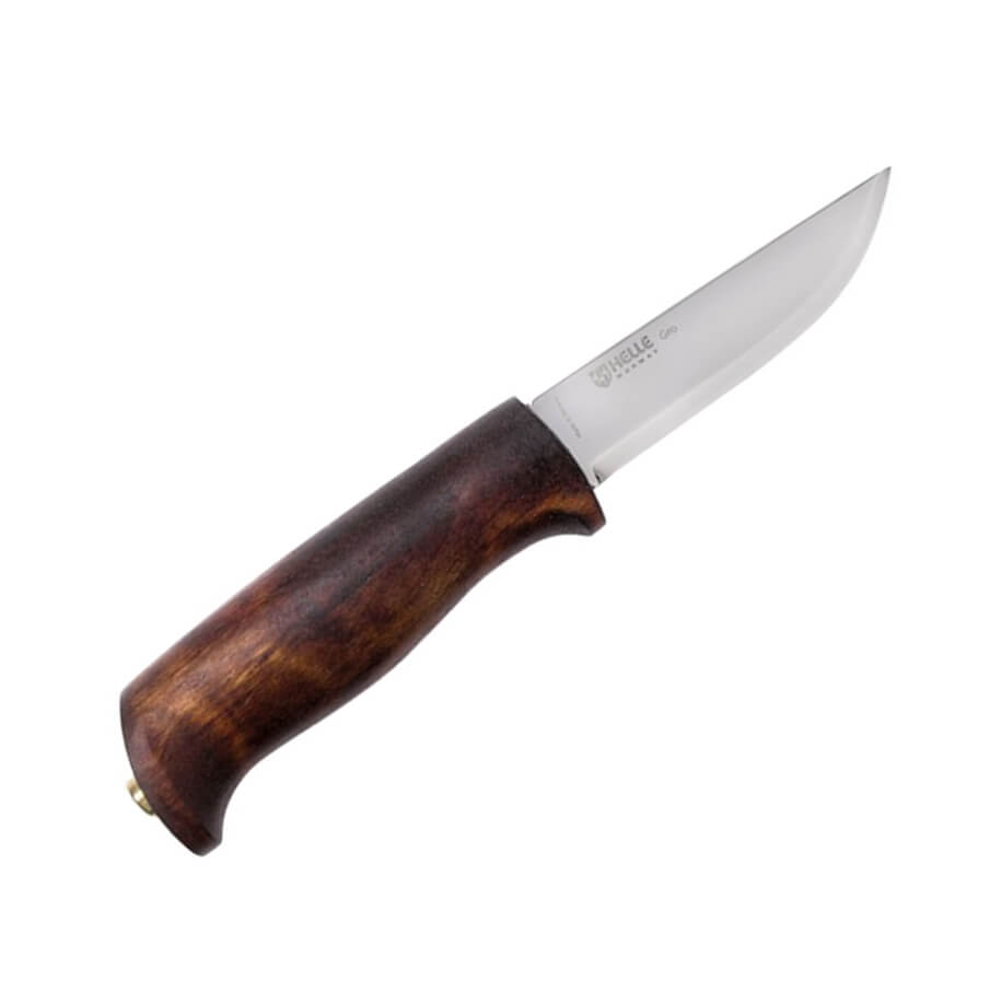 Helle Gro 07 Bushcraftmesser mit dunklem Birkenholzgriff und 9,3 ...