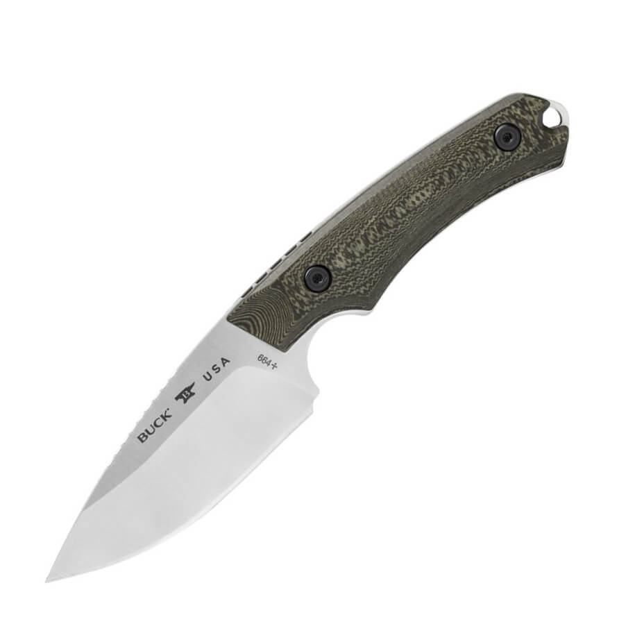 Faca de caça Buck Alpha Hunter pro Richlite marrom 0664BRS