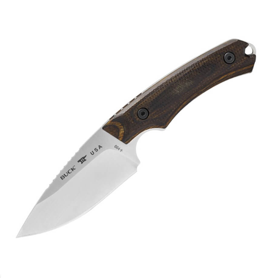 Buck Alpha Hunter pro Walnut Dymalux 0664WAS faca de caça