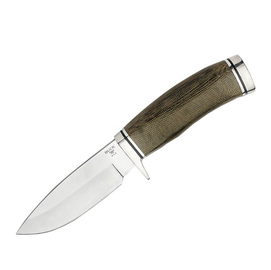 Buck Vanguard Pro Jagdmesser 0192GRSLE mit grünem Micarta-Griff