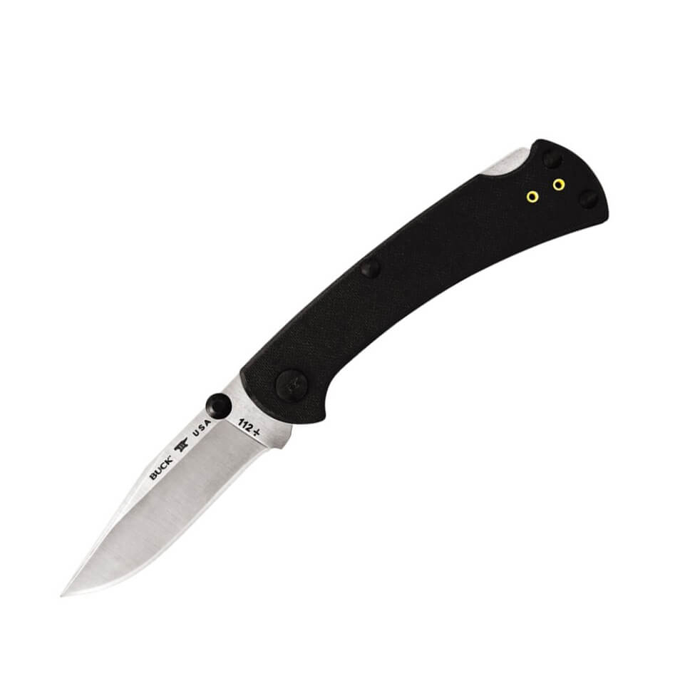 Faca EDC Buck ranger slim pro trx 0112BKS3 com cabo preto G10