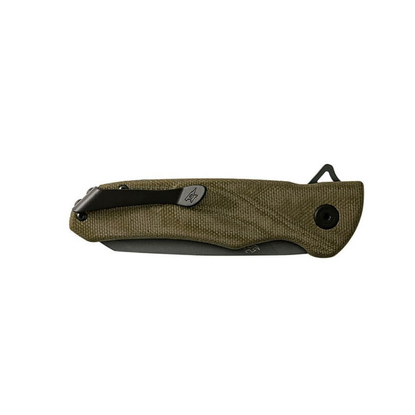 Coltello tascabile EDC Buck sprint OPS Pro micarta canvas verde con lama da 7,9 cm 0843GRS