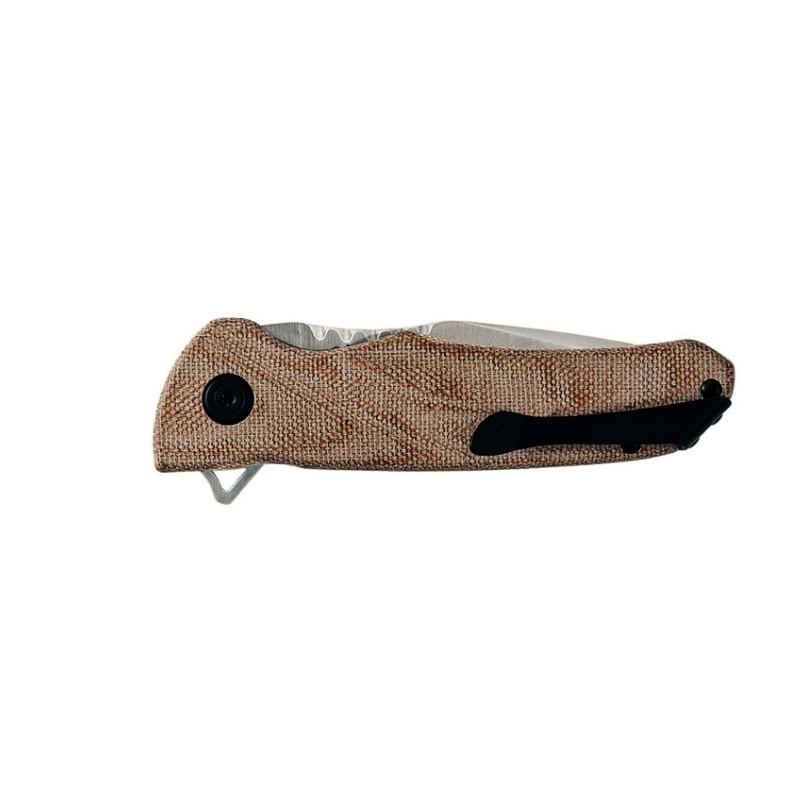 Canivete EDC Buck sprint OPS Pro em micarta marrom claro com lâmina de 7,9 cm 0841TNS