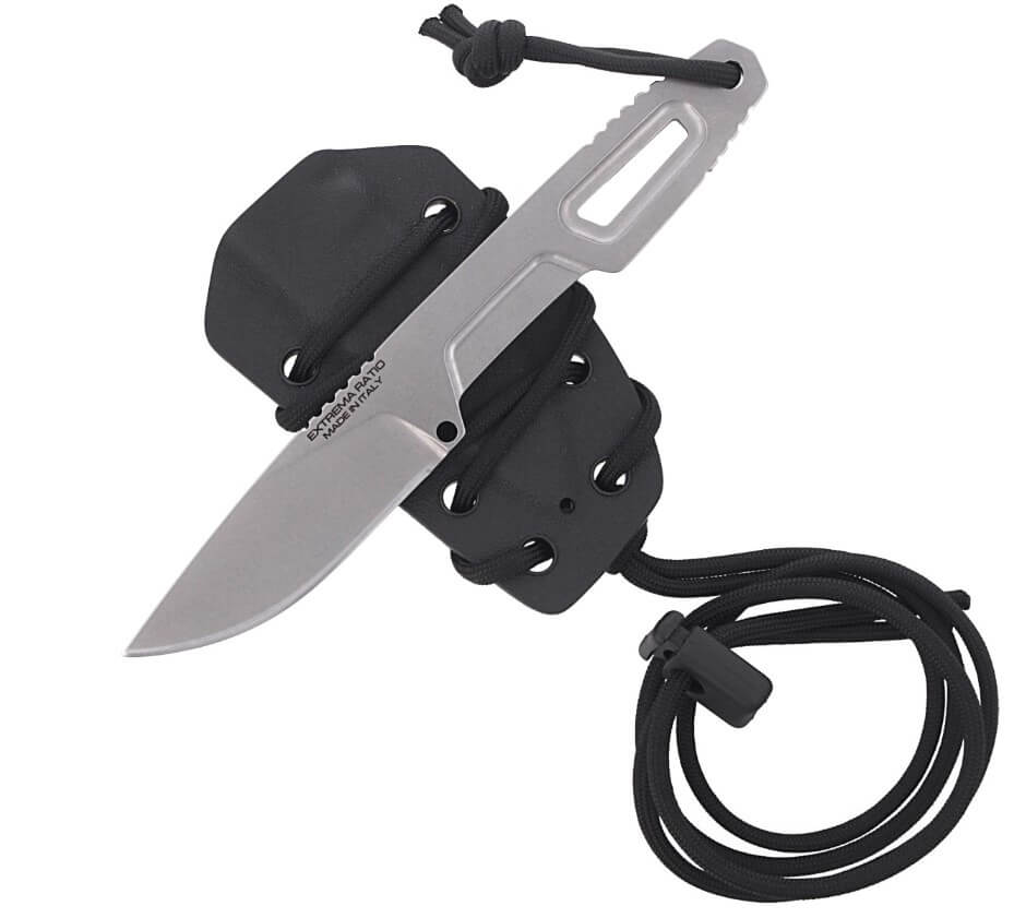 Faca de mato Extrema Ratio SATRE STONE WASHED. Aço Böhler e lâmina de 7 cm.