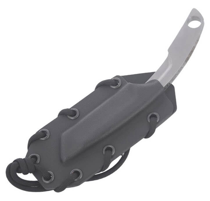 N.K.3 STONE WASHED neck knife by Extrema Ratio. 7 cm blade and kydex sheath.