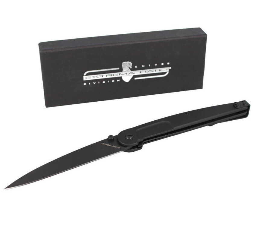 Faca tática BF3 DARK TALON da Extrema Ratio. Lâmina de 12 cm em aço Böhler N690.