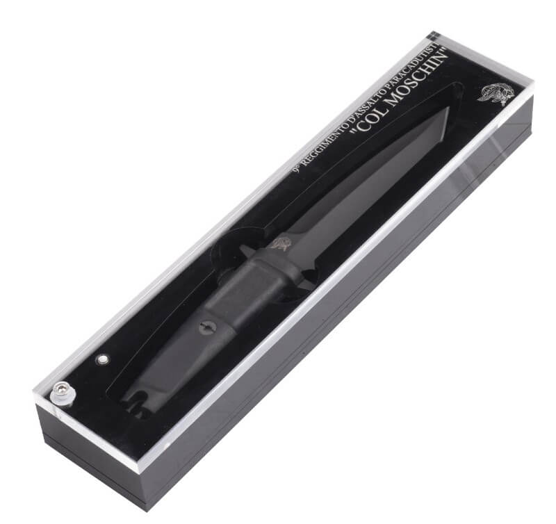 Faca de combate de Extrema Ratio COL MOSCHIN COLLECTOR. Com cabo em forprene e lâmina de 16 cm.