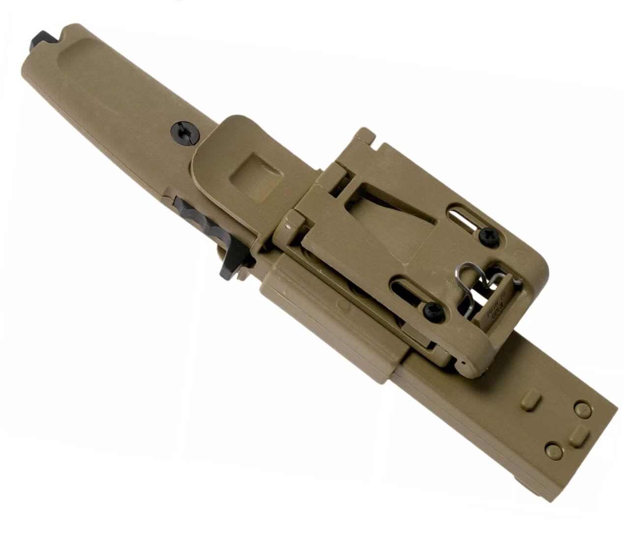 Cuchillo de combate de Extrema Ratio COL MOSCHIN C DESERT WARFARE. Con puño de forprene y hoja de 16 cm.