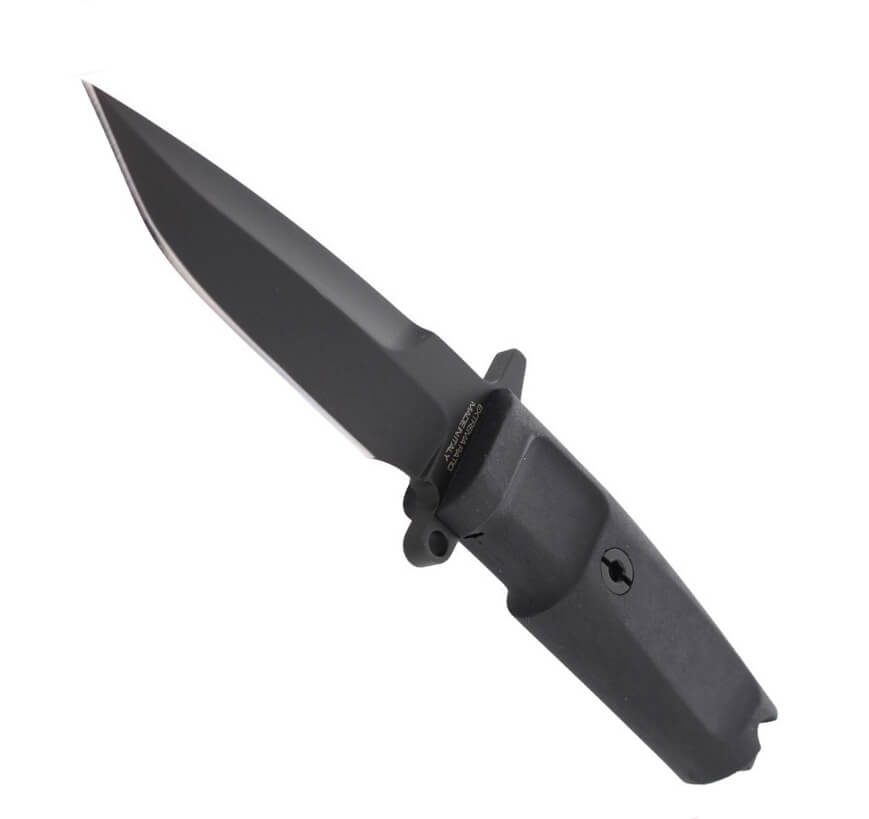 Coltello da combattimento Extrema Ratio COL MOSCHIN C BLACK. Con manico in forprene e lama da 16 cm.