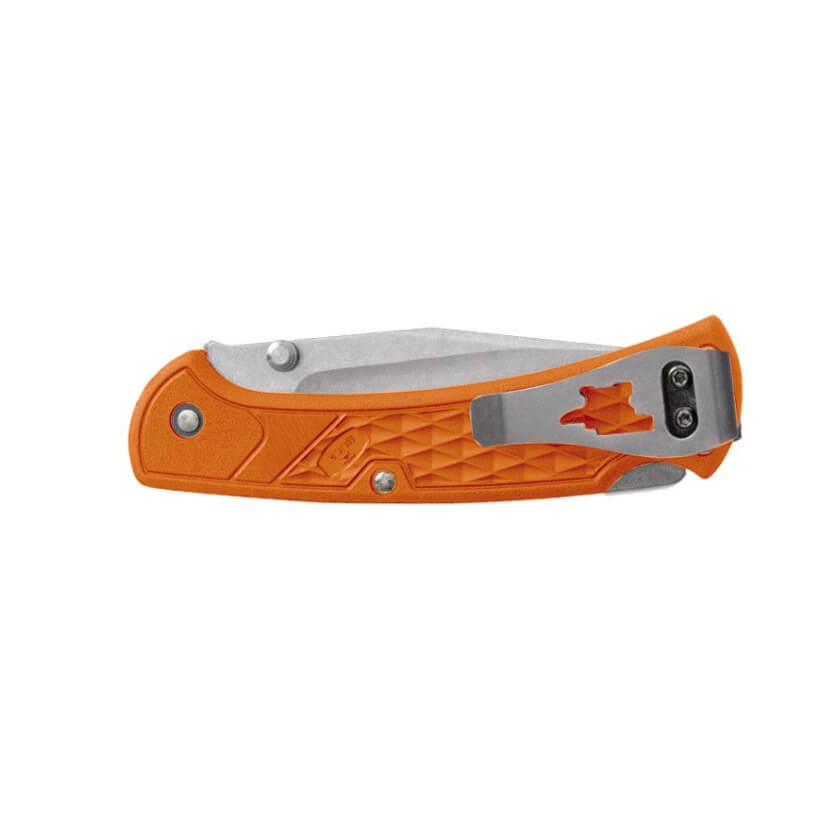 Buck Ranger slim EDC Select Taschenmesser 0112ORS2 mit orangefarbenem Griff aus glasfaserverstärktem Nylon