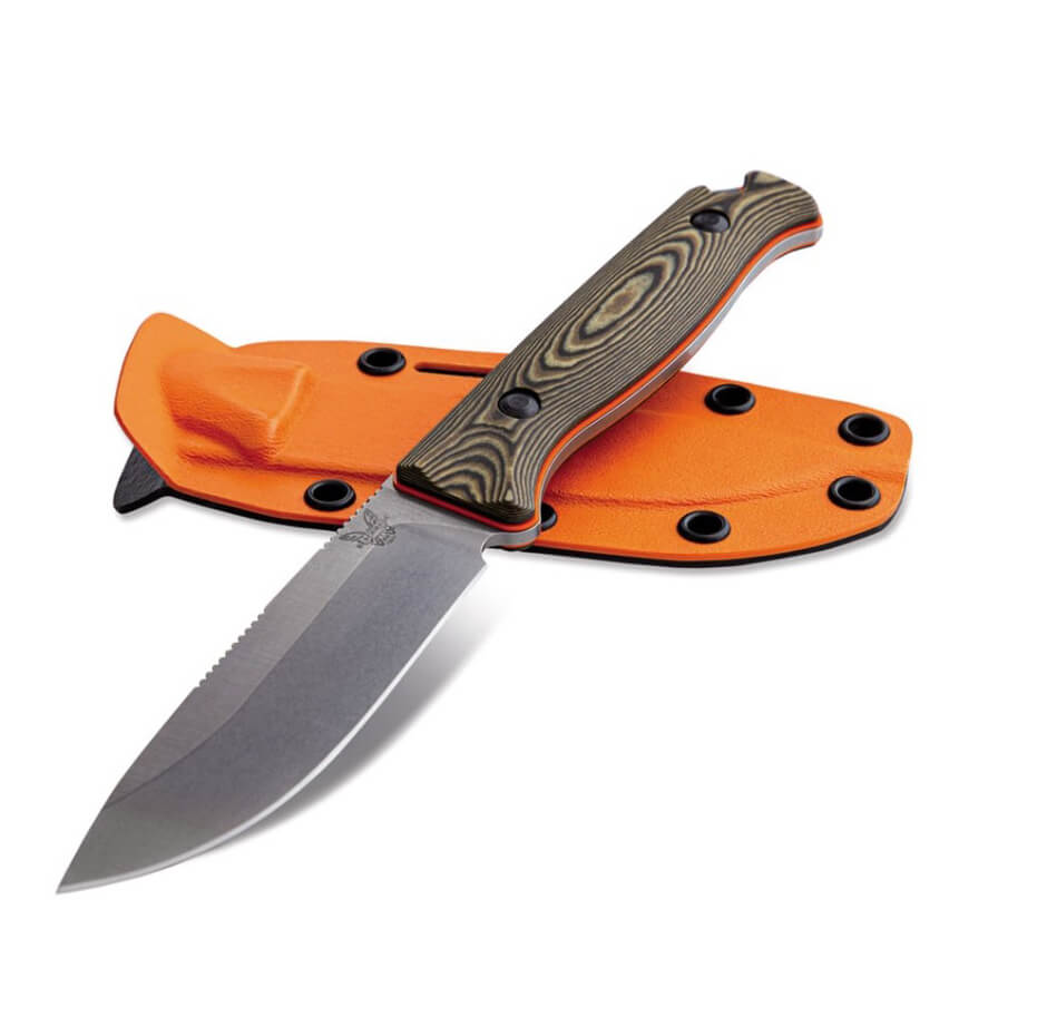Benchmade Saddle Mountain Skinner knife with richlite handle