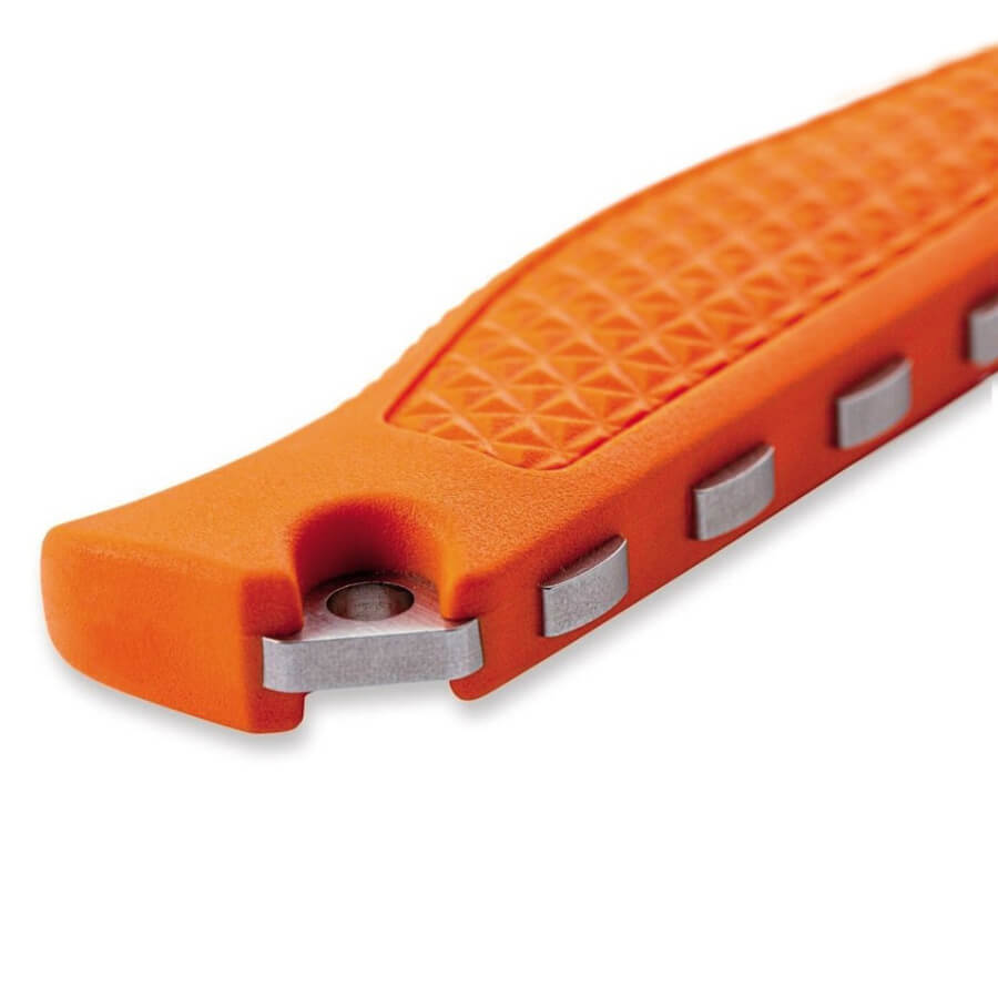 Benchmade Steilland-Huntermesser mit orangefarbenem Santoprene-Griff 15006