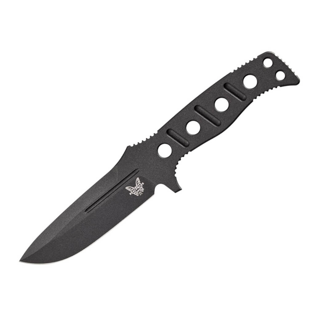 Faca Benchmade fixed Adamas Cobalt Black 375BK-1 feita de aço CPM-CruWear