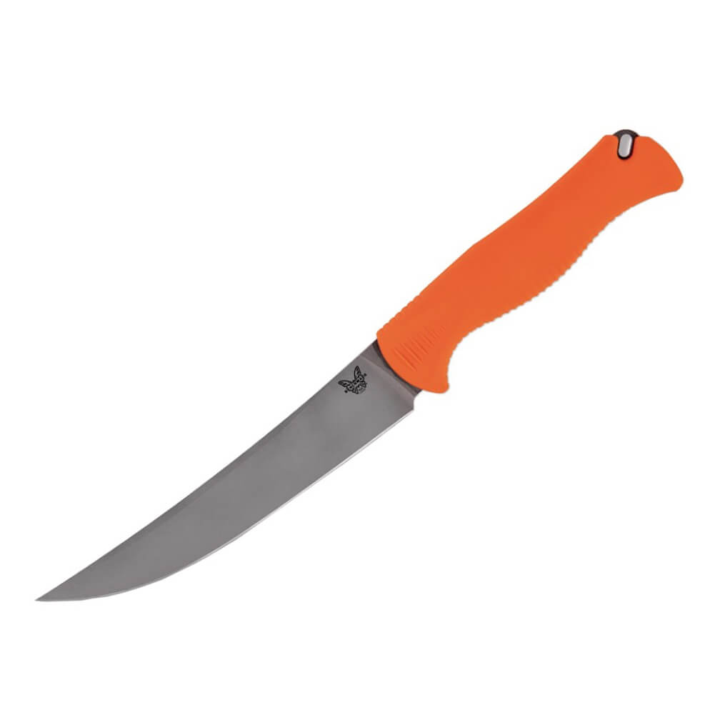 Benchmade Meatcrafter-Messer 15500 mit orangefarbenem Santopren-G...