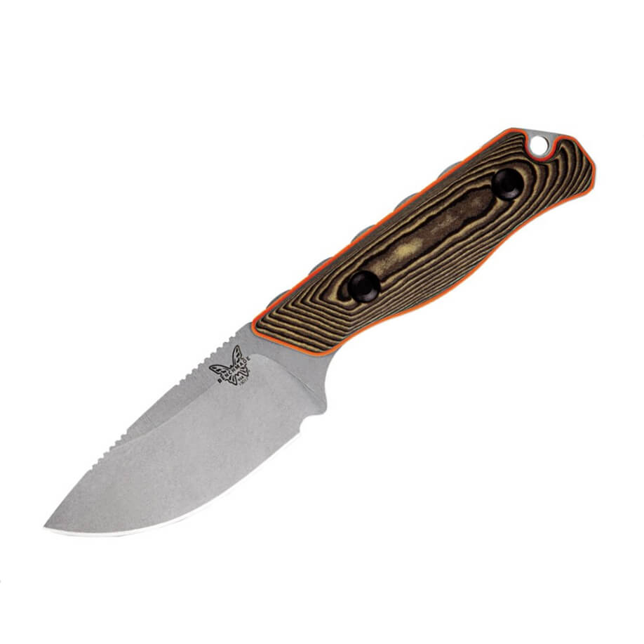 Faca de sobrevivência Benchmade Hidden Canyon Hunter com cabo Ric...