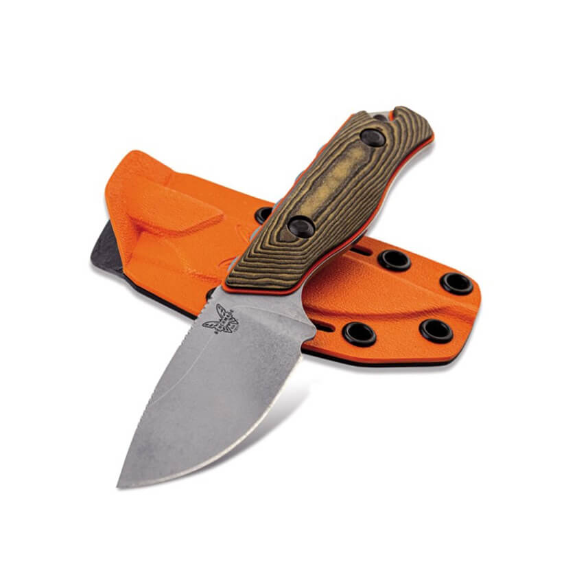 Faca de sobrevivência Benchmade Hidden Canyon Hunter com cabo Richlite 15017-1