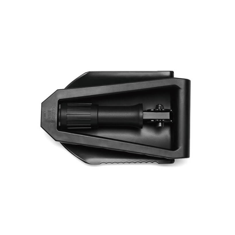 Gerber E-Tool Klappspaten 30-000075 aus schwarzem Aluminium