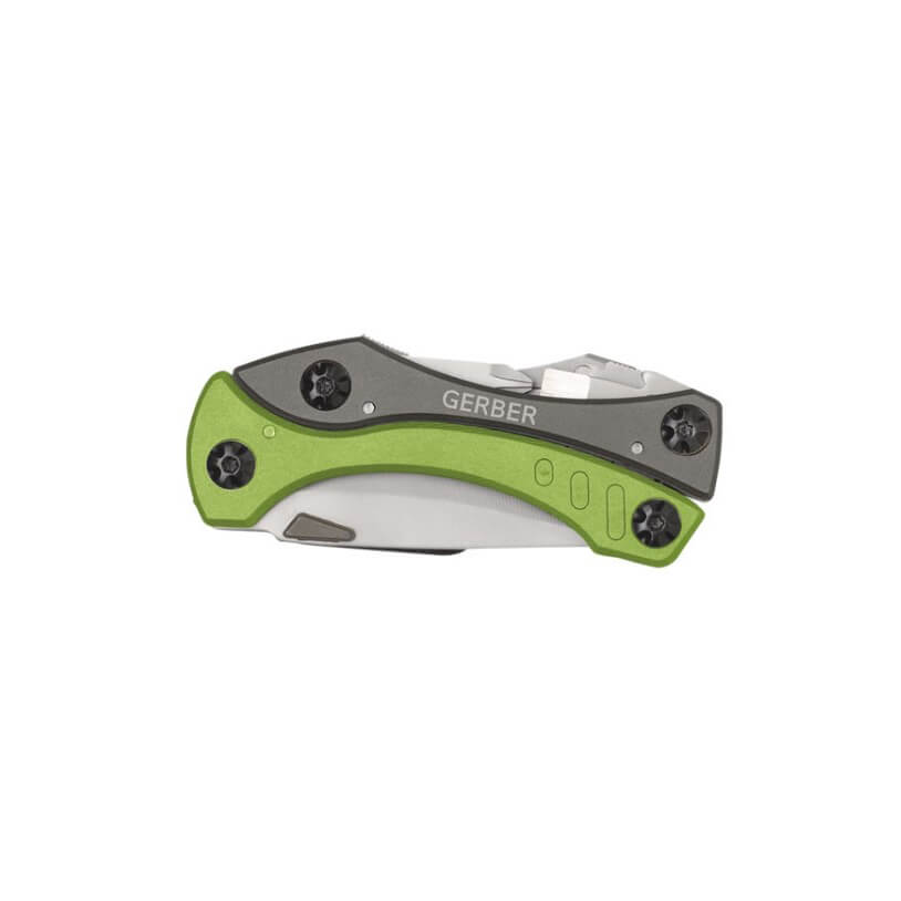 Gerber Crucial Multitool Green 31-000238 Pinze multiuso con manico verde e grigio