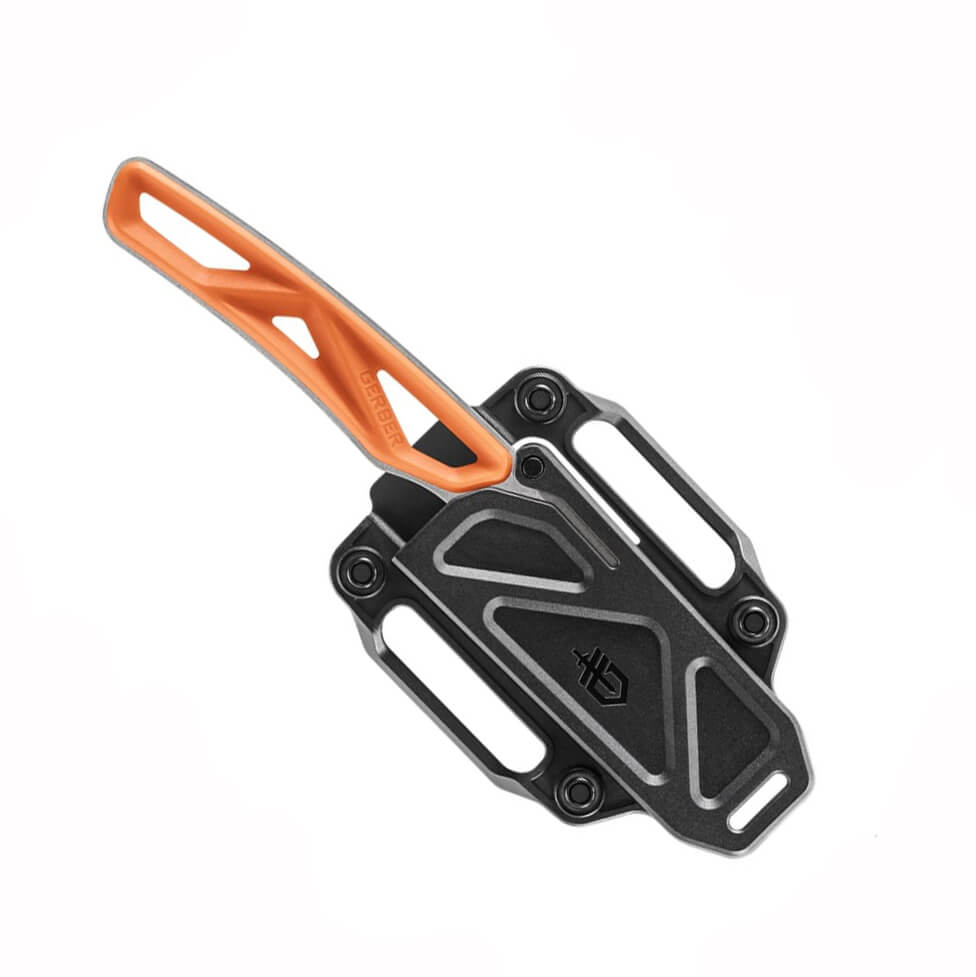 Coltello tattico Gerber EXO-MOD Caper Plain 30-001799 con manico in polipropilene arancione