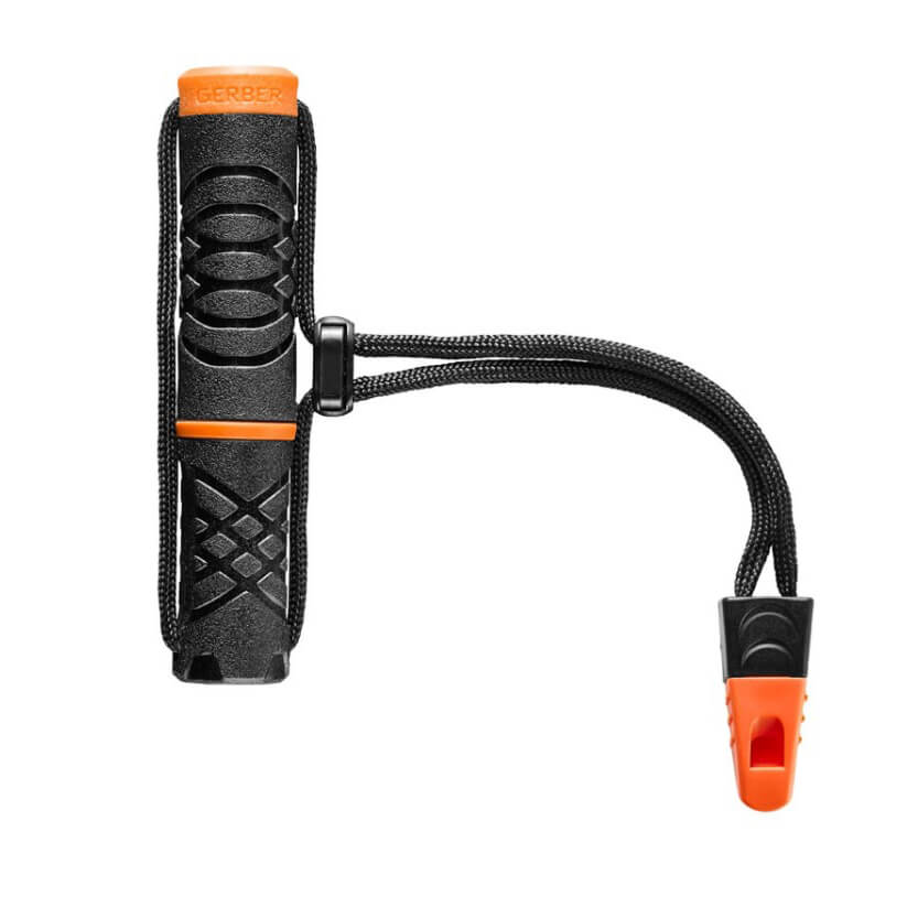 Gerber 31-003151 Silex et sifflet d'urgence avec étui étanche