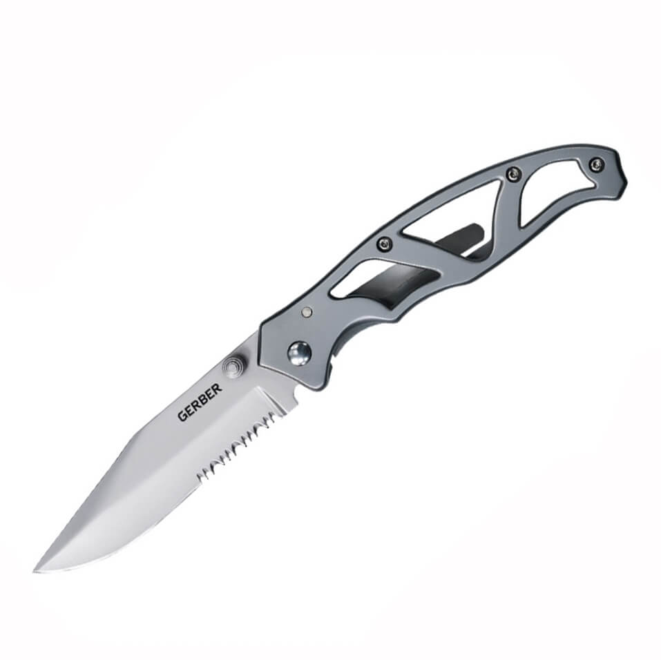 Gerber Paraframe II Folder Taschenmesser mit Wellenschliff 31-003...