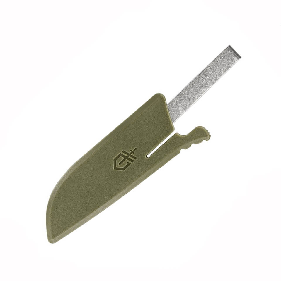 Coltello tattico Gerber Spine fixed con manico in gomma verde 31-003688