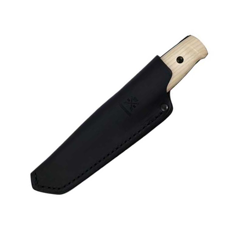 Faca de bushcraft Morakniv Blackblade Ash Wood S com madeira de freixo e lâmina de 10 cm. (14084)