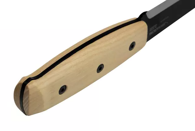 Faca de bushcraft Morakniv Blackblade Ash Wood S com madeira de freixo e lâmina de 10 cm. (14084)