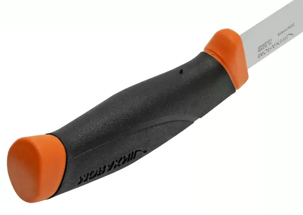 Faca Morakniv Companion Burnt Orange com lâmina de 10,3 cm em aço inoxidável.