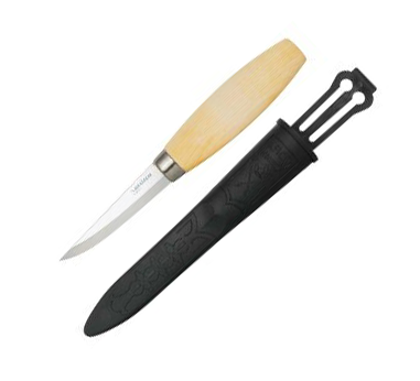 Schwedisches Holzschnitzmesser Morakniv Wood Carving 106 C mit 8,2 cm Klinge.