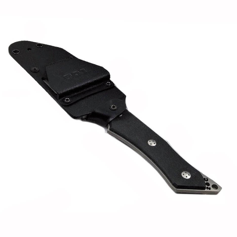 Faca tática SOG SWEDGE III BH-03 com cabo G10 preto e lâmina de aço AUS-8
