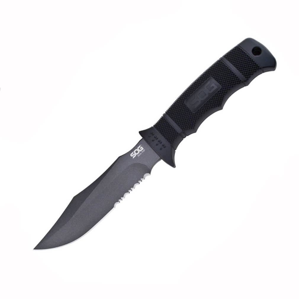 Couteau tactique SOG Seal pup M37N-CP avec étui en nylon et lame ...