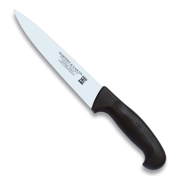 Kochmesser mit 18 cm Klinge und schwarzem Polypropylengriff Marti...