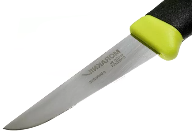 Morakniv Fishing Comfort Fillet 090 diving knife with 9 cm stainless steel blade.