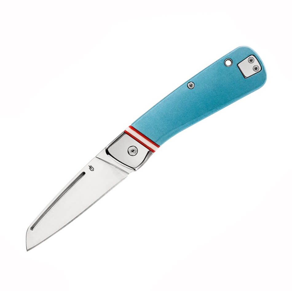 Gerber Straightlace Modern Taschenmesser blau 30-001664 mit Alumi...