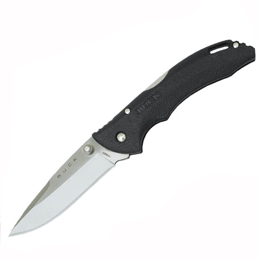 Buck Bantam BHW Schwarzes taktisches Messer mit 9,2 cm Klinge und...