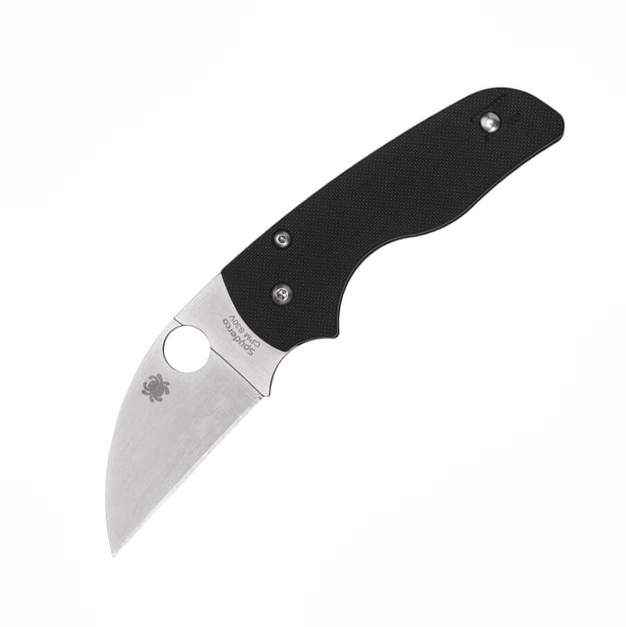 Spyderco LIL' NATIVE G-10 Schwarzes Messer und Wahrncliffe-Stahlk...