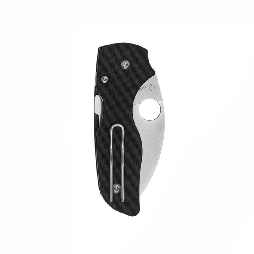 Coltello Spyderco LIL' NATIVE G-10 Black e lama in acciaio Wahrncliffe a filo piatto C230GPWC