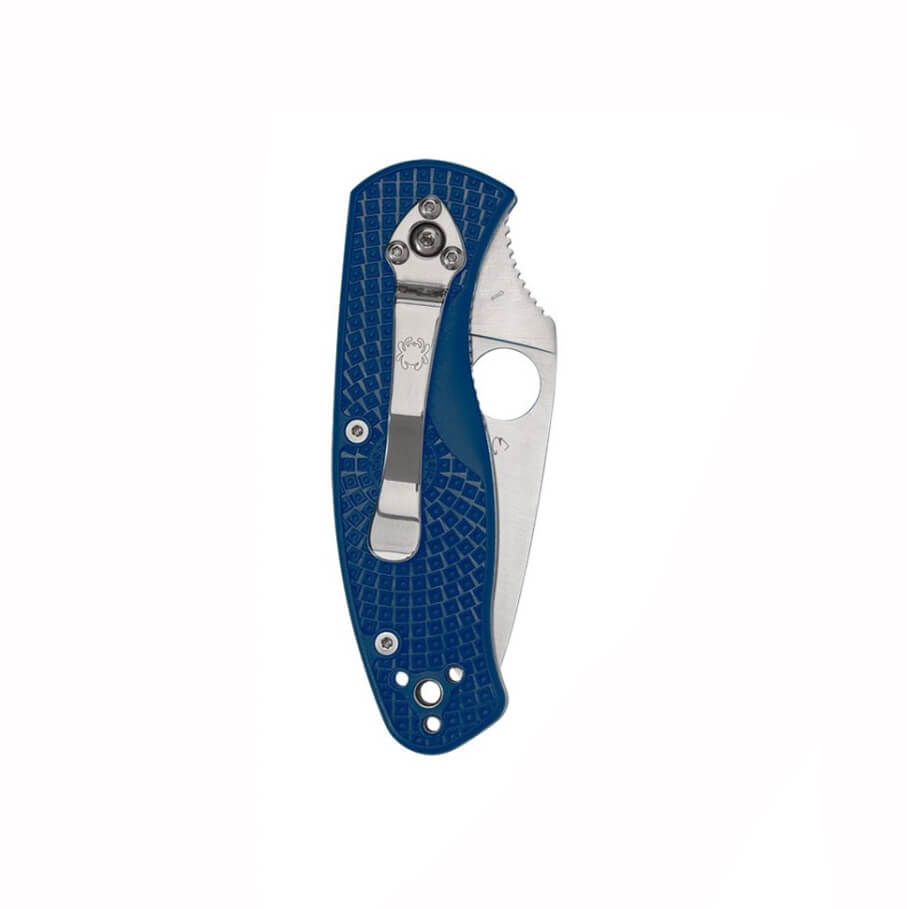 Coltellino Spyderco Persistence FRN Blue e lama in acciaio CPM-S35VN con filo piatto C136PBL