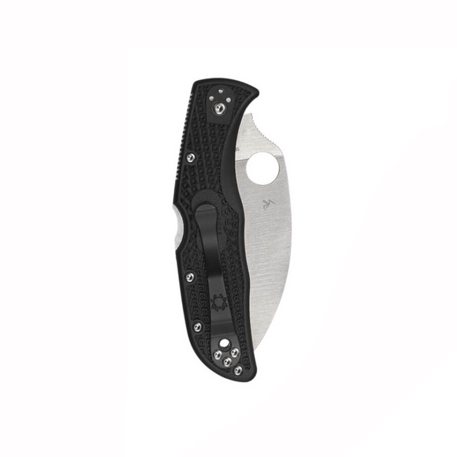 Spyderco Endela Taschenmesser mit schwarzem FRN-Griff und VG-10 SpyderEgde-Klinge C243FSWCBK