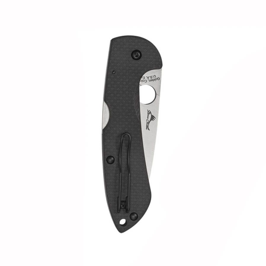 Couteau tactique Spyderco Siren avec poignées en fibre de carbone et lame en acier CPM-S90V C247CFP