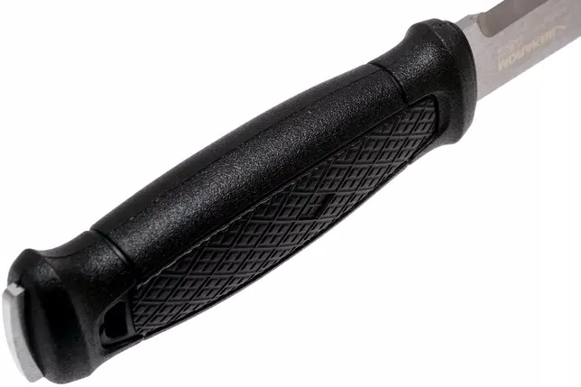 Garberg Black bushcraft knife with survival kit. 13914