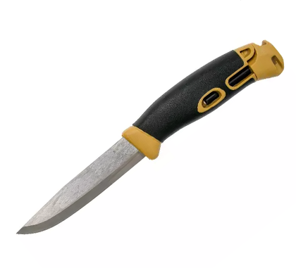Cuchillo bushcraft Morakniv Companion Spark Yellow de 10,4 cm con...