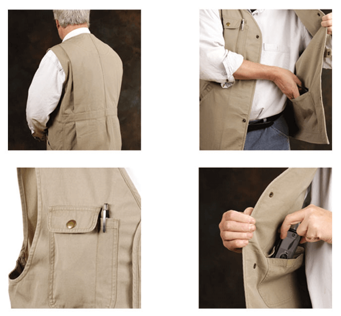 Gilet tactique Ka-Bar TDI. Couleur Kaki - Grande taille 1492-L